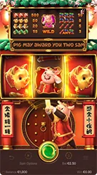 Piggy Gold · Membaca tabel pembayaran di panel atas dan mengamati gulungan